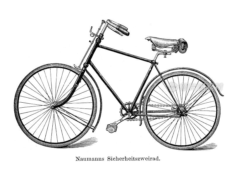 古董自行车Naumann 1895